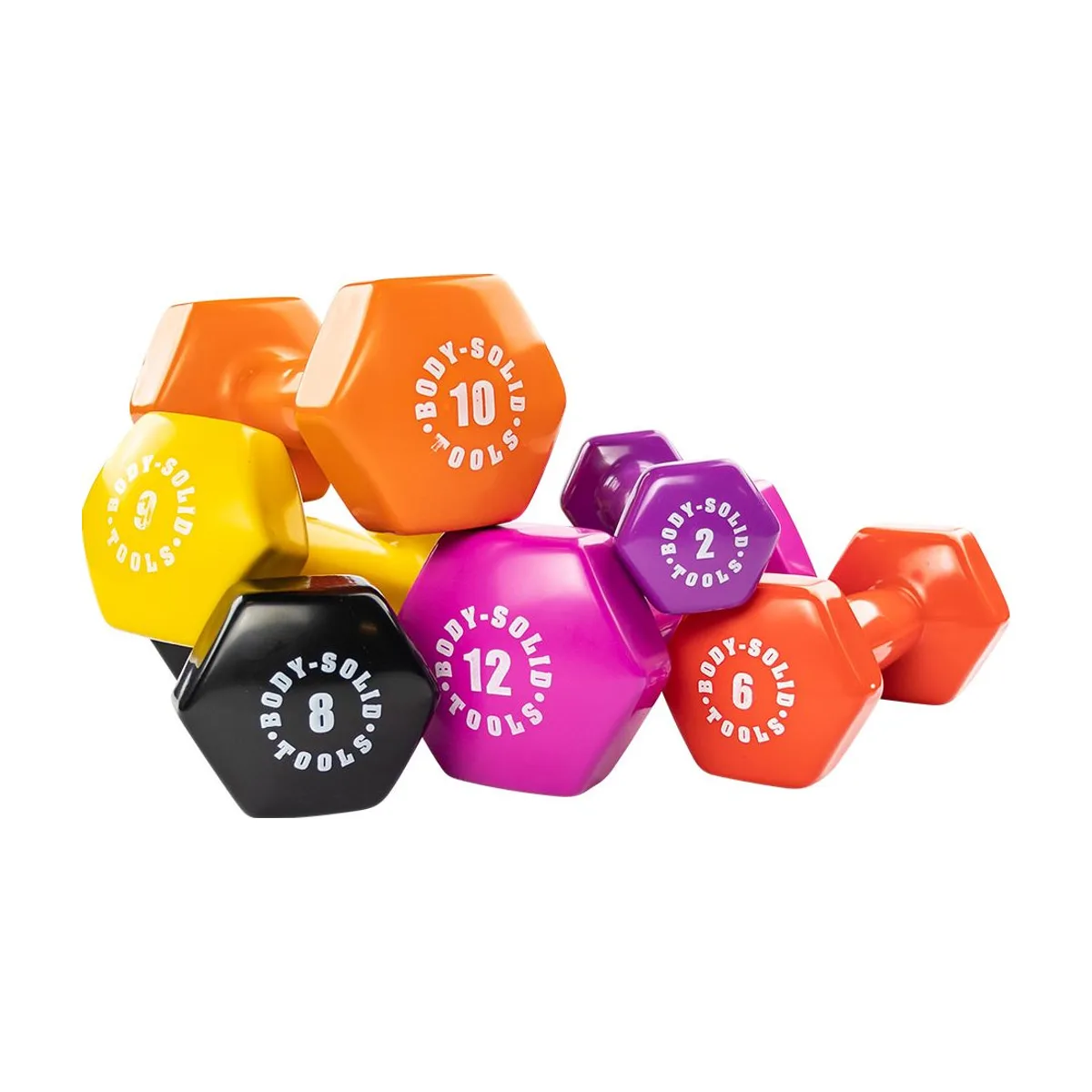 Body-Solid Vinyl Dumbbells
