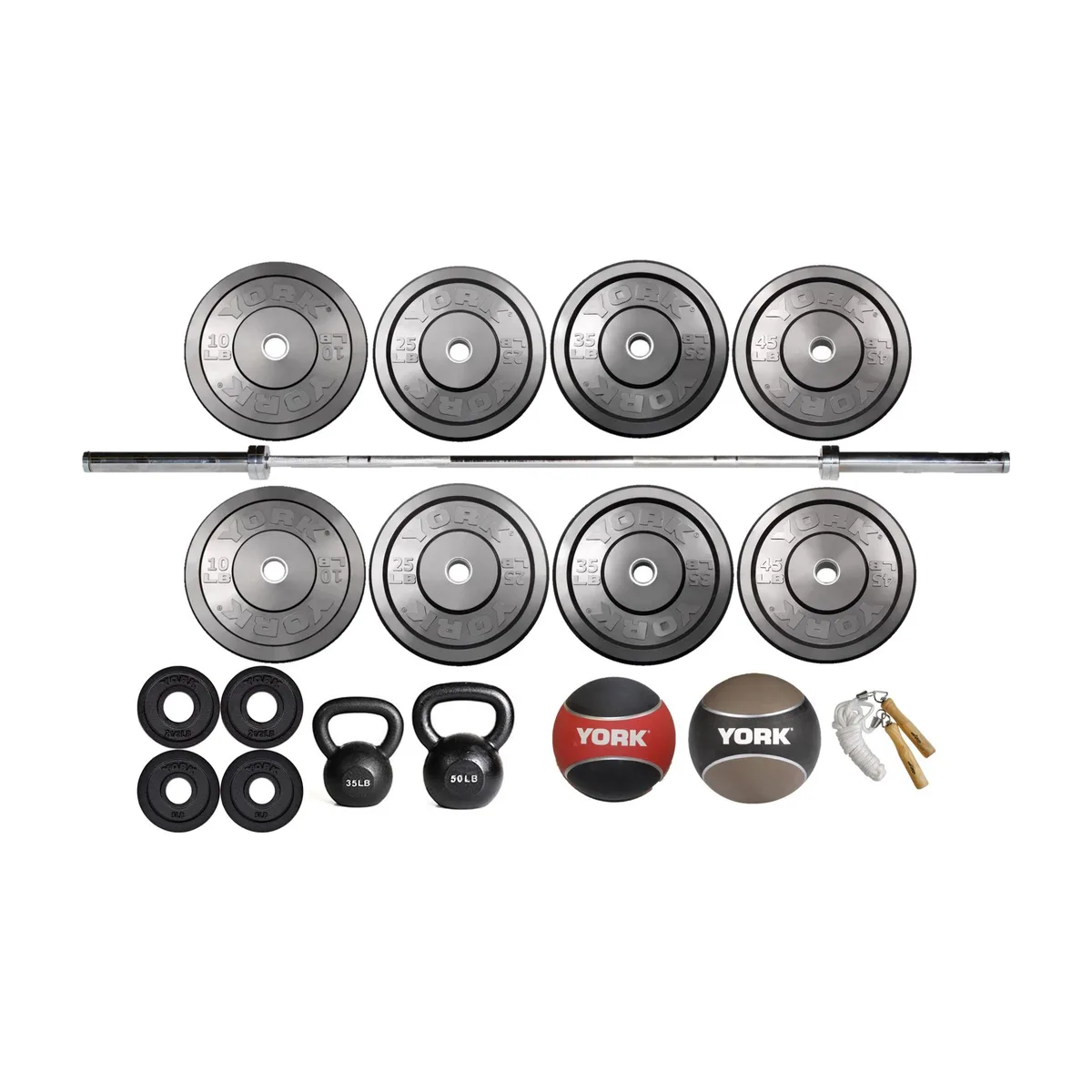 York Starter Garage Gym Package