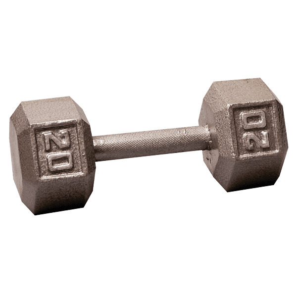 Body Solid Cast Iron Hex Dumbbells